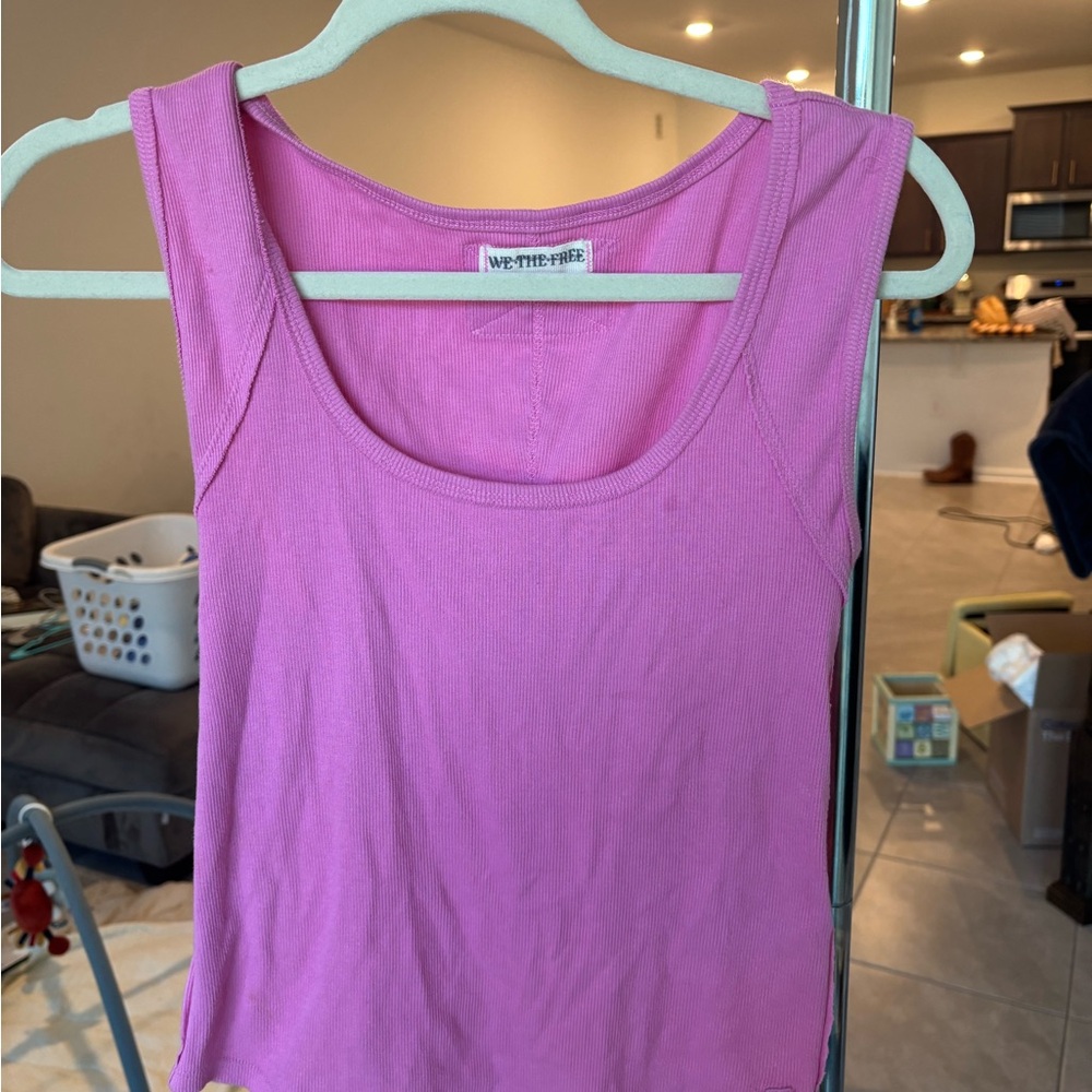 We The Free Fuchsia Tank Top